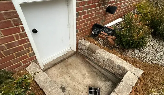Crawl space access door