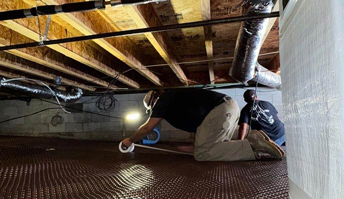 Crawl space waterproofing service Crawl space waterproofing service