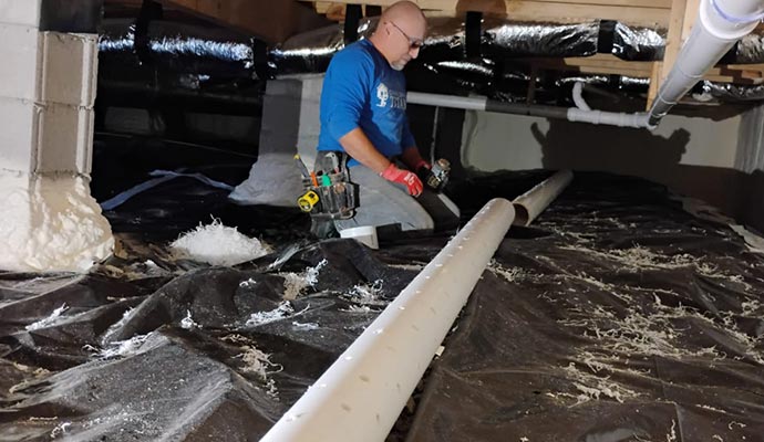 Crawl Space Waterproofing 4