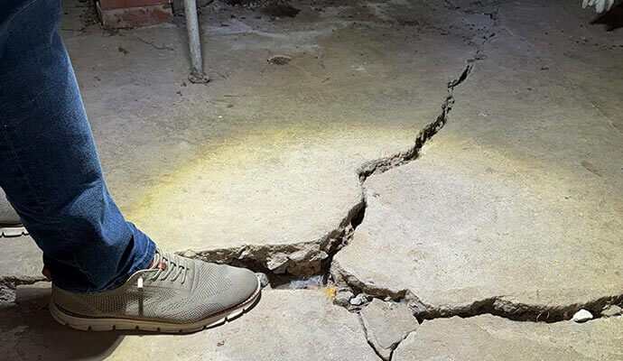 Foundation floor repair