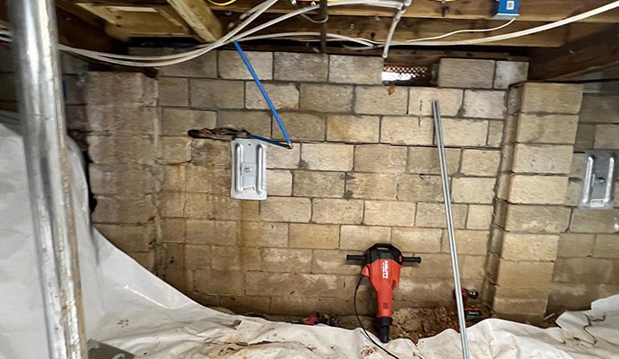 Foundation Wall Repair 3