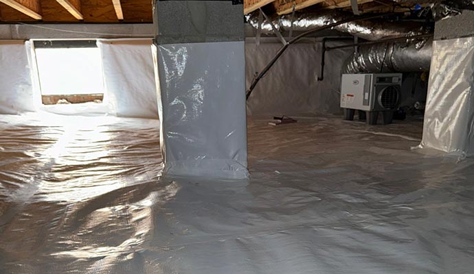 Ventilated crawl space